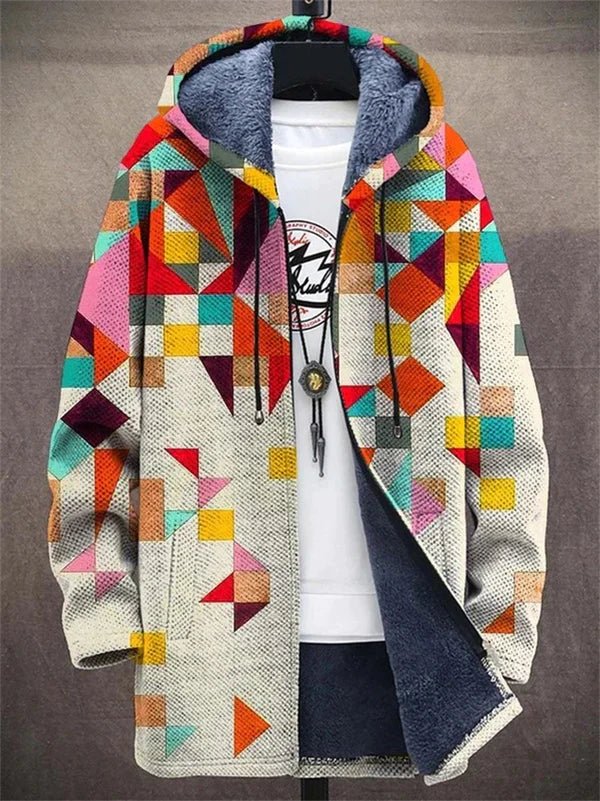 Aurora Mosaic Printed Cardigan