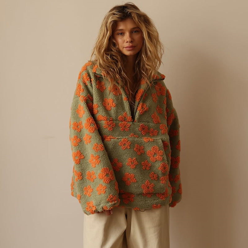 Aveline Petal Fleece Women's Pullover