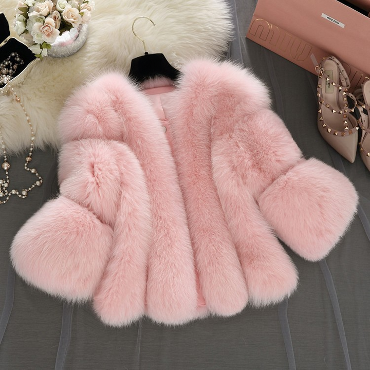 Parisian Faux Fur Statement Jacket