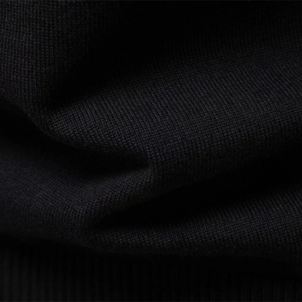 Heritage Diagonal Weave Mock Neck Pullover